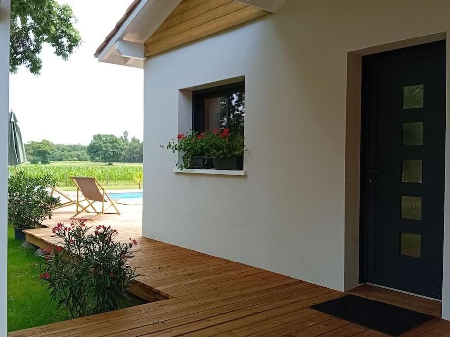 Maison Neuve Avec Piscine Chauffee, 4 Kms De Contis Plage แซ็งต์-จูเลียง-อ็อง-บอร์ง ภายนอก รูปภาพ